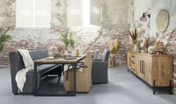 Eettafel Ricardi 190x90 cm rechthoekig mango