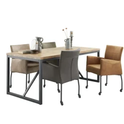 Eettafel Ricardi 160x90 cm rechthoekig mango