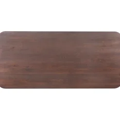 Eettafel Tavolo eikenhout 220x100 cm rechthoekig donkerbruin