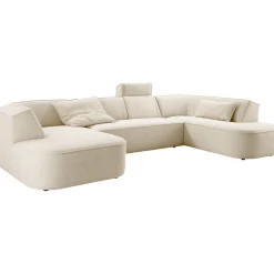 Elementenbank links breed Baricci HR koudschuim ecru