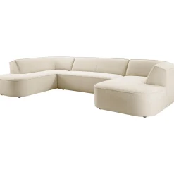 Elementenbank rechts breed Baricci HR koudschuim ecru