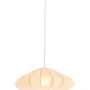 Hanglamp Cantilupo S wit linnen 1-lichts