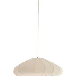 Hanglamp Cantilupo S wit linnen 1-lichts