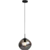 Hanglamp Macato zwart smoke glas 1-lichts