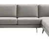 Hoekbank Acante pocket/visco zitting grijs
