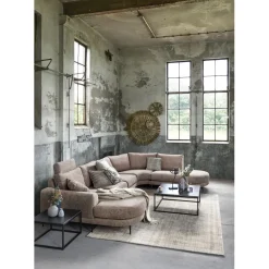 Hoekbank Aziri pocket visco zitting taupe