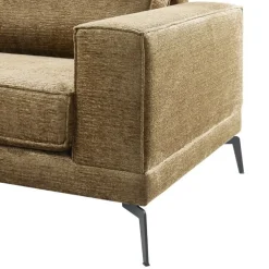 Hoekbank links Andelo pocket/visco zitting bruin