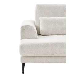 Hoekbank links Ansio HR-visco zitting beige