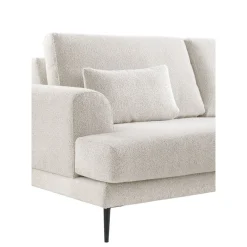 Hoekbank links Ansio HR-visco zitting beige