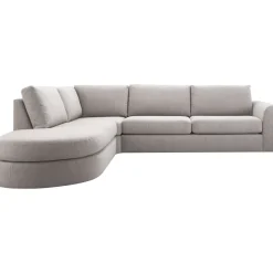 Hoekbank links Arnad HR koudschuim grijs