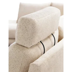 Hoekbank links Aziri ecru supreme comfort