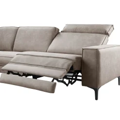 Hoekbank links Barrio bruin relaxfunctie excellent comfort