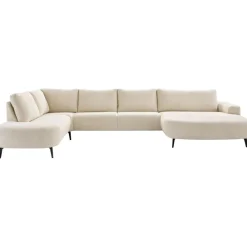 Hoekbank links Davanti HR-zitting beige