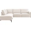 Hoekbank links Fabria beige basic comfort