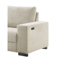 Hoekbank links Florance HR koudschuim zandbeige relaxfunctie