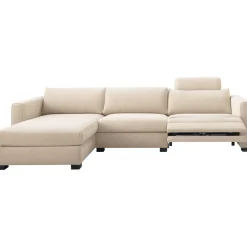 Hoekbank links Licato naturel relaxfunctie premium comfort
