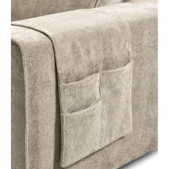 Hoekbank links Licato taupe relaxfunctie excellent comfort