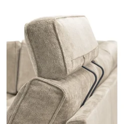 Hoekbank links Licato taupe relaxfunctie excellent comfort