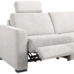 Hoekbank links Muscolo grijs relaxfunctie premium comfort