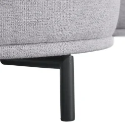 Hoekbank links Pantini lichtgrijs excellent comfort