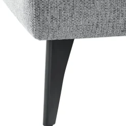 Hoekbank links Puento gerecycled polyether HR-zitting grijs