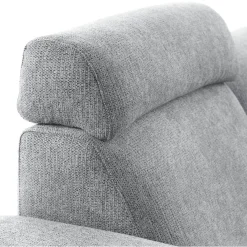 Hoekbank links Puento gerecycled polyether HR-zitting grijs