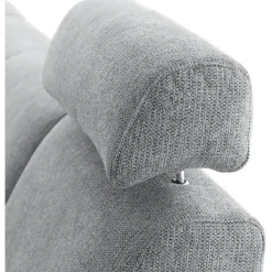 Hoekbank links Puento gerecycled polyether HR-zitting grijs