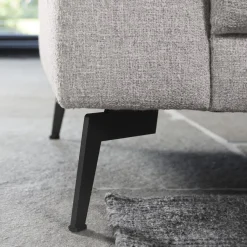 Hoekbank Moscato bonell HR-schuim zitting lichtgrijs