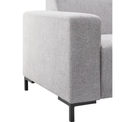 Hoekbank rechts Alpa pocket HR zitting grijs