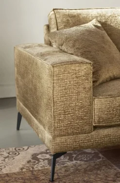 Hoekbank rechts Andelo HR-schuim zitting bruin