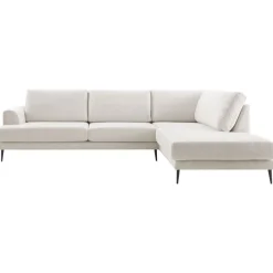 Hoekbank rechts Ansio HR-visco zitting beige