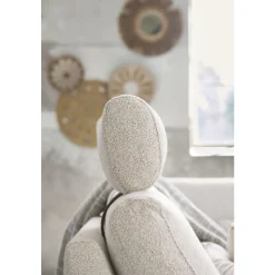 Hoekbank rechts Ansio pocket-visco zitting beige