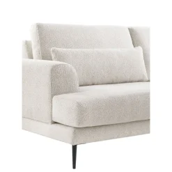 Hoekbank rechts Ansio pocket-visco zitting beige