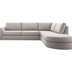 Hoekbank rechts Arnad HR koudschuim grijs