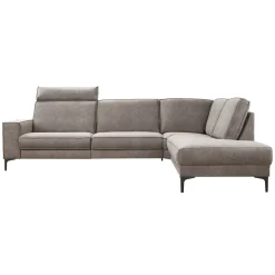 Hoekbank rechts Barrio bruin relaxfunctie excellent comfort