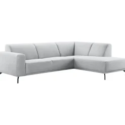 Hoekbank rechts Bellanti lichtgrijs basic comfort