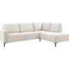 Hoekbank rechts Fabria beige basic comfort