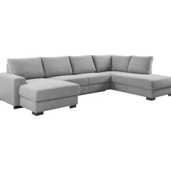 Hoekbank rechts Florance polyether grijs