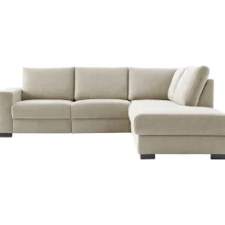 Hoekbank rechts Florance HR koudschuim zandbeige relaxfunctie