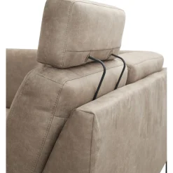 Hoekbank rechts Moscato traagschuim beige relaxfunctie