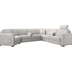 Hoekbank rechts Muscolo grijs relaxfunctie premium comfort