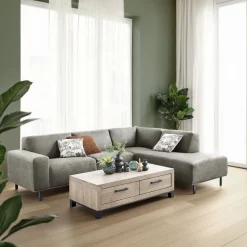 Hoekbank rechts Pantini grafiet supreme comfort