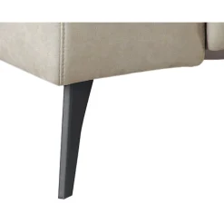 Hoekbank rechts Piorino pocketvering lichtgrijs relaxfunctie