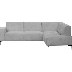 Hoekbank rechts Riccione lichtgrijs basic comfort