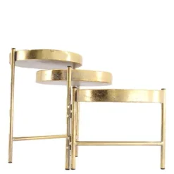 Kaarsenhouder Mondavia metaal goud