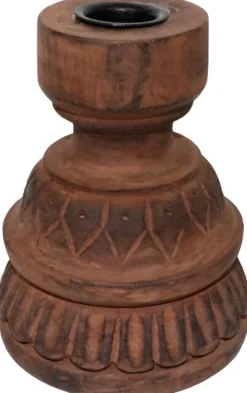 Kandelaar Alessano bruin small