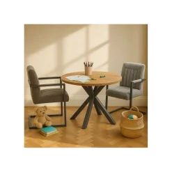 Kindertafel Mesola 70 cm rond mango naturel