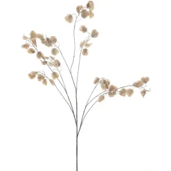 Kunstbloem Varenzo judaspenning L bruin