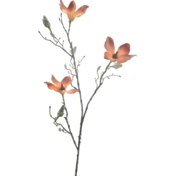 Kunstbloem Varenzo magnolia oranje