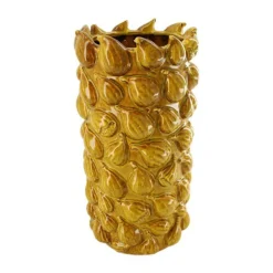 Okergele vijgen vaas Finio L